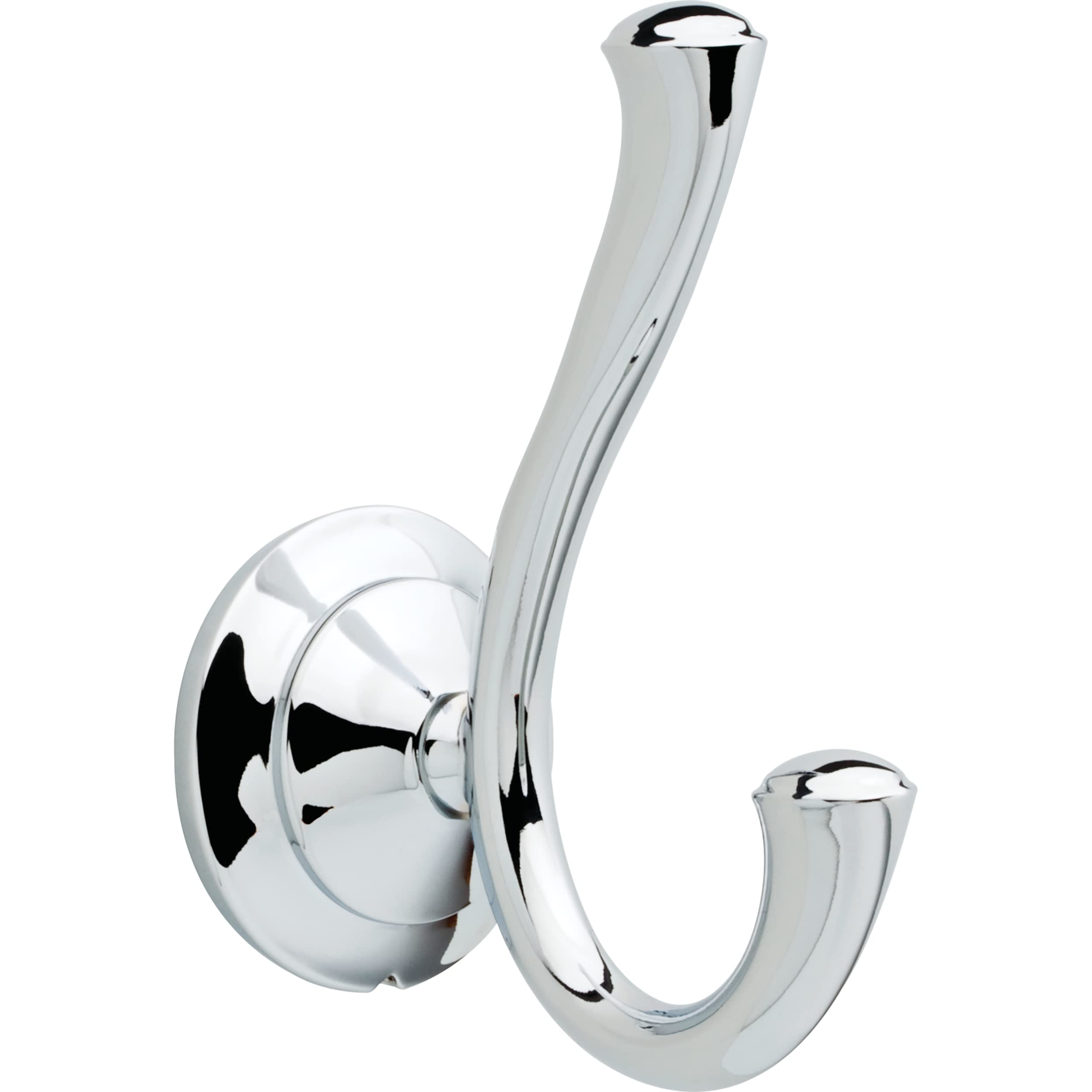 Delta Faucet 79435 Linden Double Robe Hook, Polished Chrome