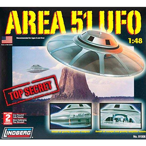 Lindberg Area 51 Ufo Replica Model Kit
