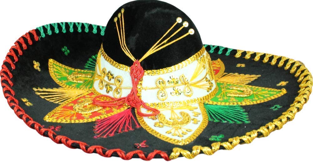Authentic Mariachi Sombrero Flowers 