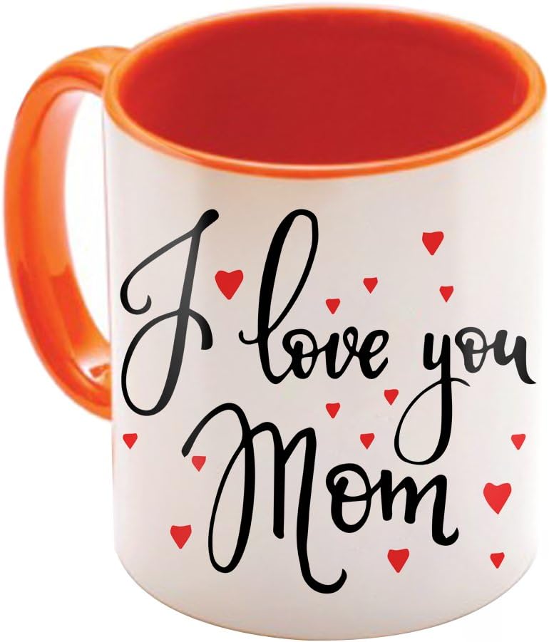 Sky Trends Mom Gift for Mother's Day Birthday Gift for Mother Best Gift for Mother Printed Orange Coffee Mug Best Gift for Mummy
