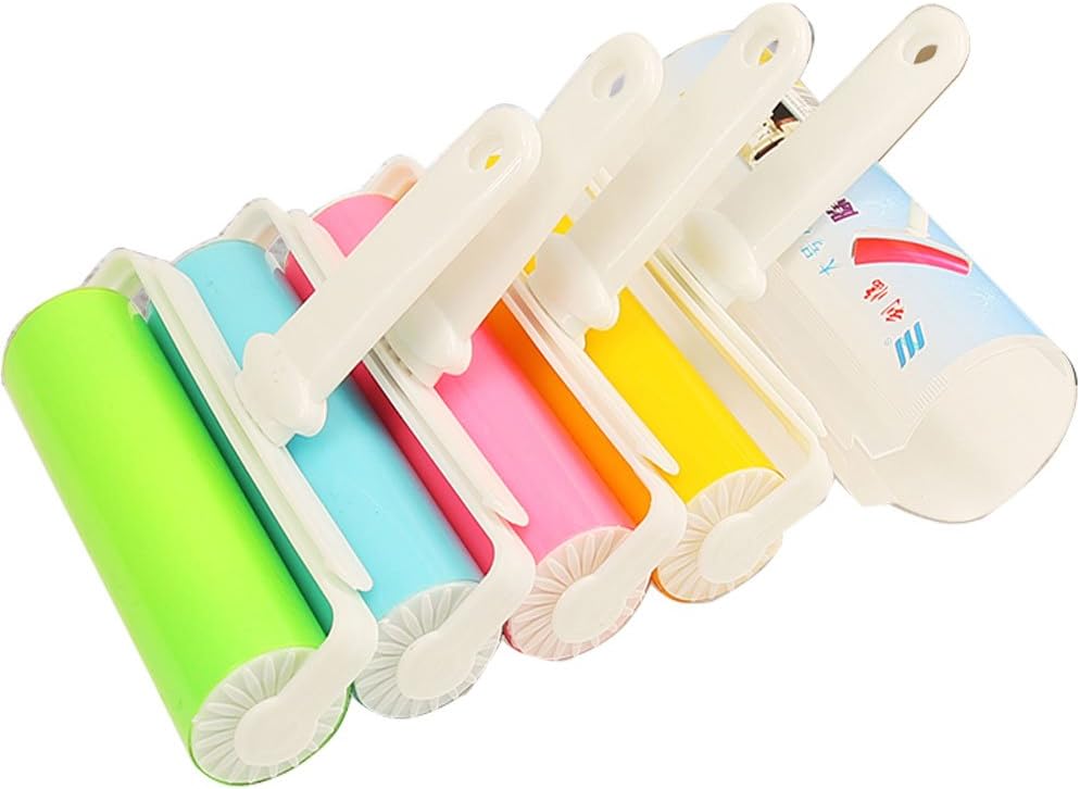 Angeler Reusable Sticky Picker Set Cleaner Lint Roller Pet Hair Remover Brush