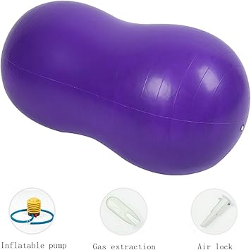 BEETEST Pelota de Gimnasia Cacahuete forma Anti-Burst Balón ...