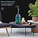 TaoTronics TT-AD008 Diffuser, Essential Oil Diffuser with Elegant 3D Glass, Compact 6.76 oz/200 mL Aroma Diffuser, Humidifier for Kids, Comes with 2 Glass Covers, Extra Silver Shade for Free