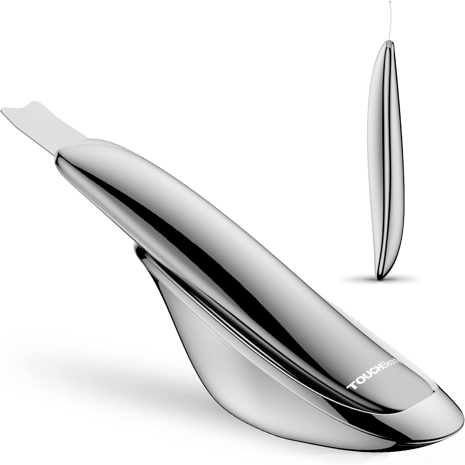 TOUCHBeauty Ultrasonic Facial Skin Scrubber- Professional Skin Spatula Blackhead Removal Pores Cleaner Wrinkle Remover for Deep Cleansing, Exfoliation- 5 Modes, Wireless Charging