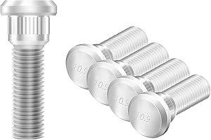 WEDFISH Wheel Studs,49mm Long & M12x1.5 Steel Lug Bolts,OEM#610-266 90942-02049 Wheel Lug Stud Car Accessories Compatible with Chevrolet Lexus Toyota Scion Pontiac(5pcs)