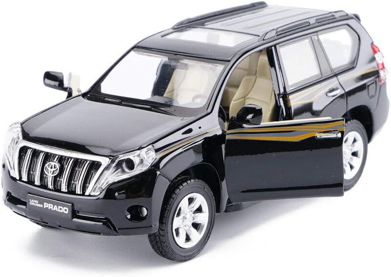 Diecast Model Car 1:32 Scale Toys Collection Sound&Light Toyota Land Cruiser Prado SUV