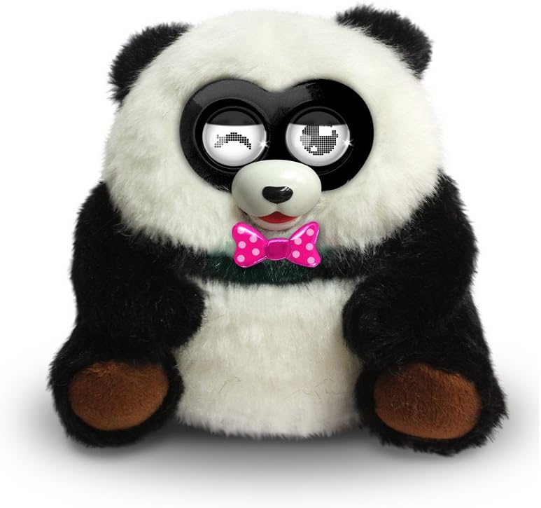 Hibou Panda Plush Toys Talking Repeat Intelligent Interactive Pets with LED Eyes Controlled By Tablets and Smart Phones for Children