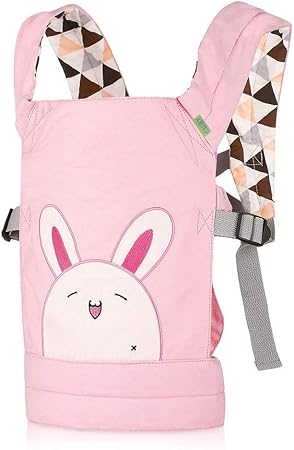 Amazon Cuby ドールキャリア おせわパーツ 人形用 ままごと 子供用 抱っこ紐 抱っこひも ベビーキャリア おんぶひも ピンク お世話パーツ おもちゃ