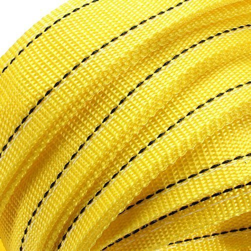 AIJIWU Car Tow Rope Straps with Hooks-5 Tons 4 Meters(13.12ft) with Vehicle Storage Bag High Strength Emergency Towing Rope Cable Cord Heavy Duty Recovery Securing Accessories for Cars Trucks - Thumbnail 3