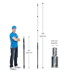 Karveden 3-12FT Telescoping Pole, Multi-Purpose