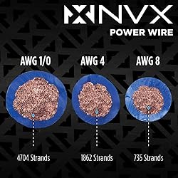 NVX True 8 Gauge AWG 100% OFC Complete Amplifier