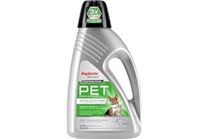 Rug Doctor Professional Triple Action Pet Stain and Odor Deep Carpet Cleaner Solution 48oz. Triple Action Formula Cleans, Deodorizes and Deters Remarking, Carpet Shampoo for Pet Stains & Odors