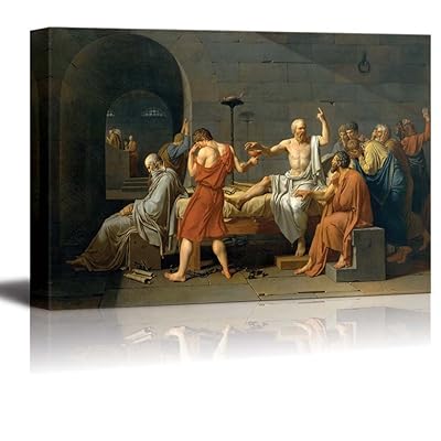BRAND_NAMEThe Death of Socrates by Jacques Louis David...