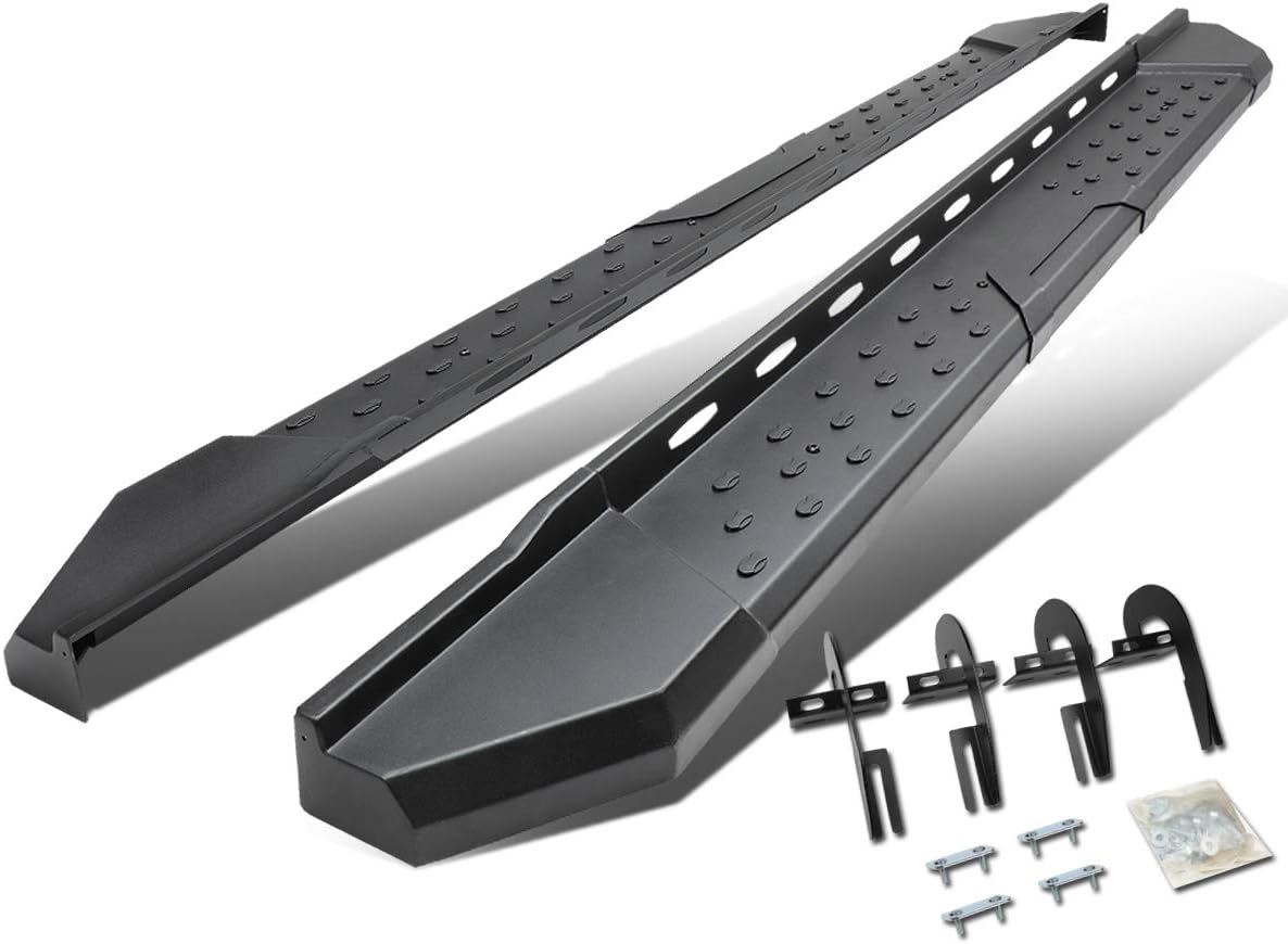 5.5" Black Aluminum Side Step Nerf Bar Running Board