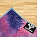 Yoga Mate Soft, Sweat Absorbent, Non-Slip Bikram Yoga Mat Size Towel, Blue & Pink Tie Dye | Blue Trimthumb 3
