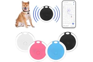SEVNDE GPS Tracker for Kids, Bags,Wallet, Luggage and More,Smart Waterproof GPS Tracker,Keys Finder and Phone Finder,Dog Bluetooth Tracker, Portable Bluetooth Anti-Lost Device,App Control (Black)