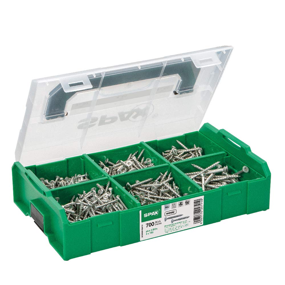 Spax Tool Case, L-BOXX, Wirox A3J, Countersunk Head T-Star Plus, 5000009162019