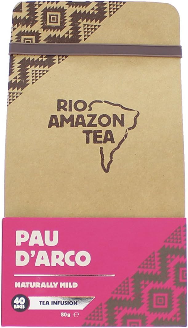(2 PACK) - Rio Trading Pau D'Arco (Lapacho) Teabags| 40 Bags |2 PACK - SUPER SAVER