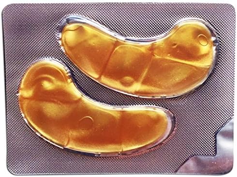 Gold Eye Masks: WHOLESALE 24K Hydrogel Under Eye Gel Patches (10 PAIRS) with Collagen, Hyaluronic Acid, & Vitamin E - Moisturizes Skin to Firm & Reduce Dark Circles, Puffiness, & Wrinkles