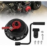 PSLER Hand Crank Recoil Starter Fit for Predator 212 200CC CT200U Mini Bike | Steel and plastic, for CT200U B200R mini bike and go kart, quick fast pull start, 3 bolts easy install, safer crank handle