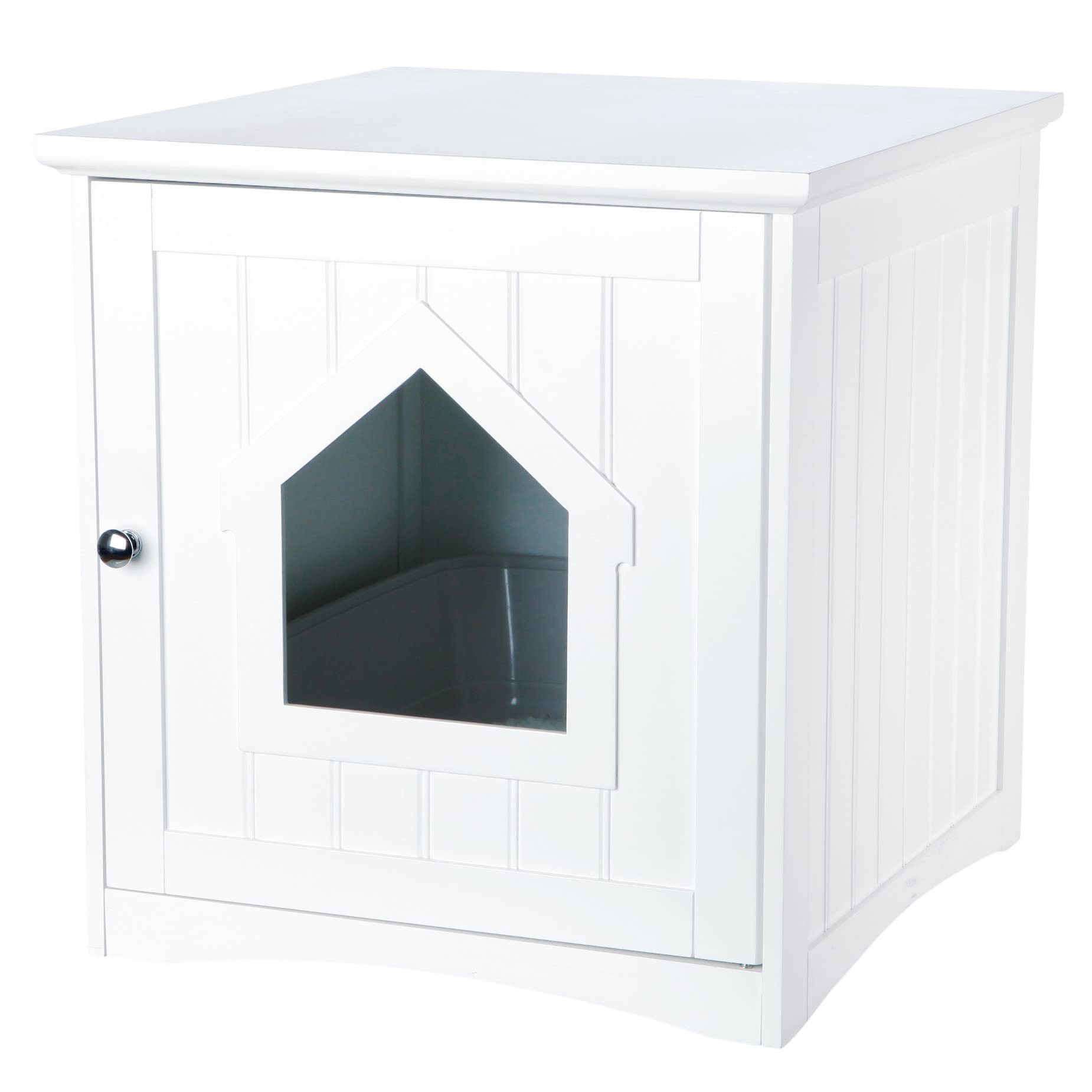 TRIXIE House For Cat Toilets, 49 x 51 x 51 cm, White