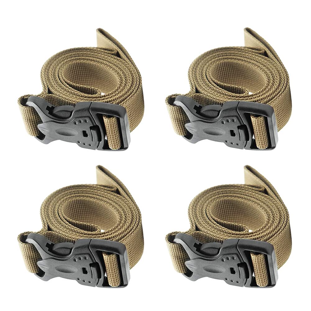 Alnicov 4PCS Adjustable Heavy Duty Secure Straps，Backpack Accessory，for Outdoor Camping or Daily Use