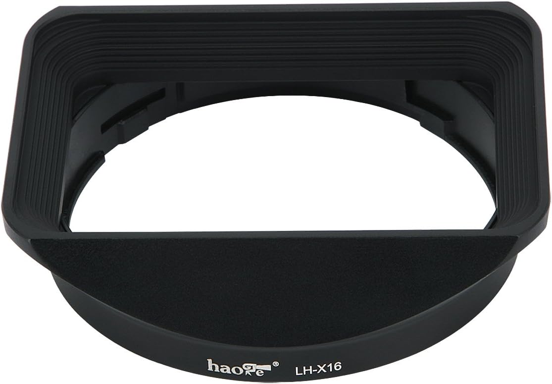 Haoge LH-X16 Bayonet Rectangular Square Metal Lens Hood with Cap for Fujifilm Fuji Fujinon XF16mmF1.4 XF 16mm F1.4 R WR Wide Angle Lens Replace LH-XF16 - Image 4