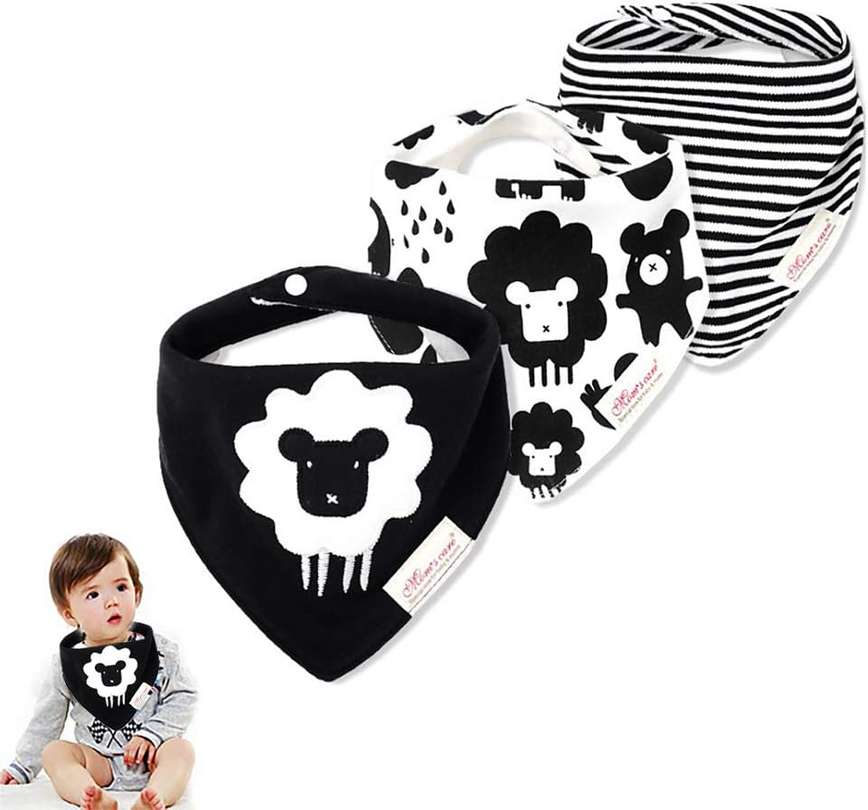 Bavoirs Le Repas De Bebe Set Bebe Bandana Drool Bavoirs Pour Garcons Et Filles Unisexes Bebe Set De Douche Pour Teething Et Bave Doux Et Hypoallergenique Absorbent Mouton 3pcs Genesis Gs Com
