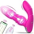Adult Sex Toys for Women Pleasure - Wearable Thrusting Dildo with App＆Remote Control Vibrators with 9 Powerful Double-Ended Dildos & Clitoral Vibrations Adult Toys for Women Sex Toy Public Play