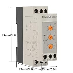 Voltage Monitoring Relay Adjustable Over Under