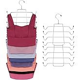 ZEDODIER Tank Top Hanger, Space Saving Bra Hamgers, Non-Slip Hanging Sport Bras Holder, Closet Organizers and Storage for Cam