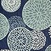 Mohawk Home Aurora Foliage Friends Blue Floral Geometric Abstract (7' 6