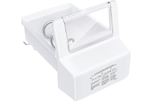 TOMATO MAN Upgraded WPW10558423 Refrigerator Ice Bucket Compatible with Whirlpool Ice Maker Replacement Parts W10558423 Whirlpool Ice Bucket WRS325FDAM, WRS325SDHZ, WRS315SDHZ, WRS315SDHM, WRS325SDHW Ice Maker