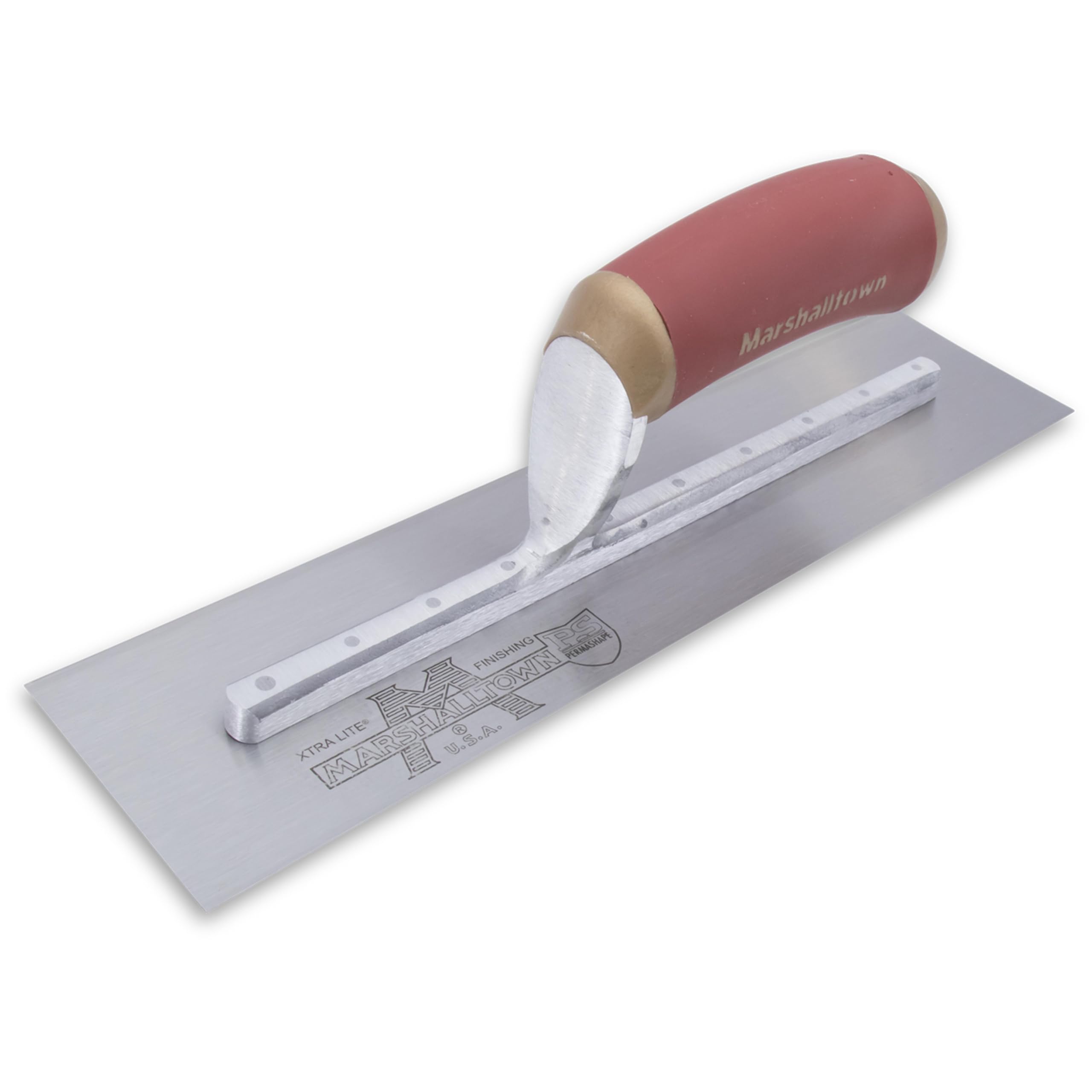 MARSHALLTOWN The Premier Line PB56D Concrete Finishing Trowel 12 X 3 Permashape Broken in