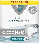 Drylife Ultima Disposable Pull-Up Pants Unisex 3000ml Absorbency XL 4x10