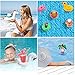 KingYue Inflatable Drink Holders, Floats Inflatable Cup Coasters for Summer Pool Party and Kids Bath Toys (12 Packs with a Air Pump)