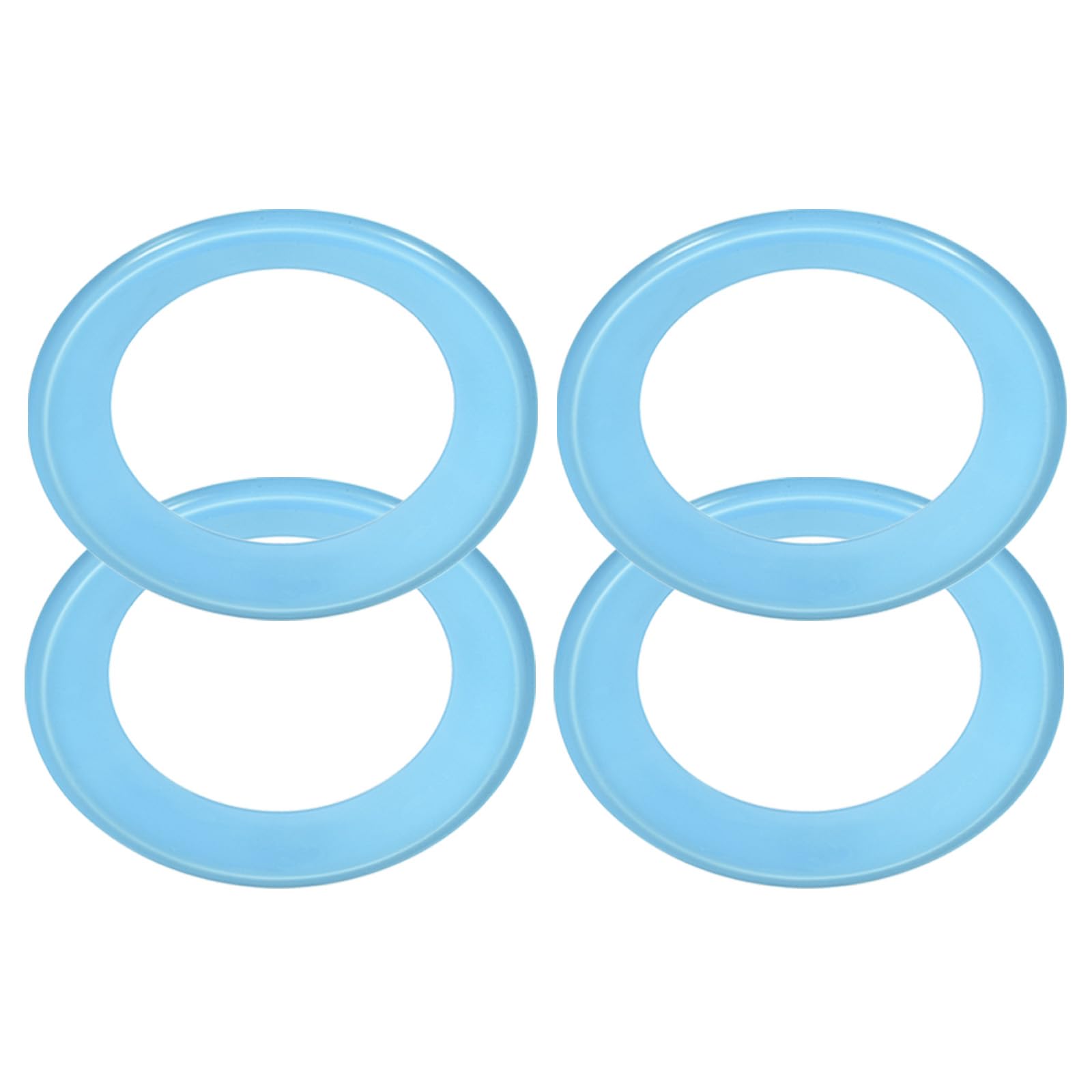 PATIKIL Flying Rings, 4Pcs PP Plastic Flying Discs for Sports Outdoor Playing Game Beach Pool Camping Activities, Dark Blue