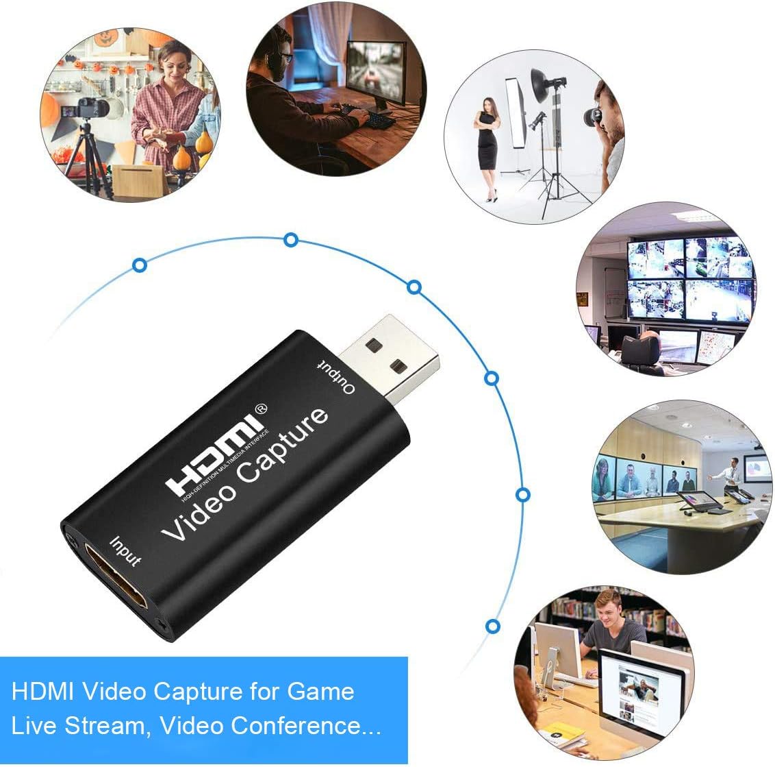 Record via DSLR LinkBand HDMI Video Capture Card Camcorder HDMI to USB