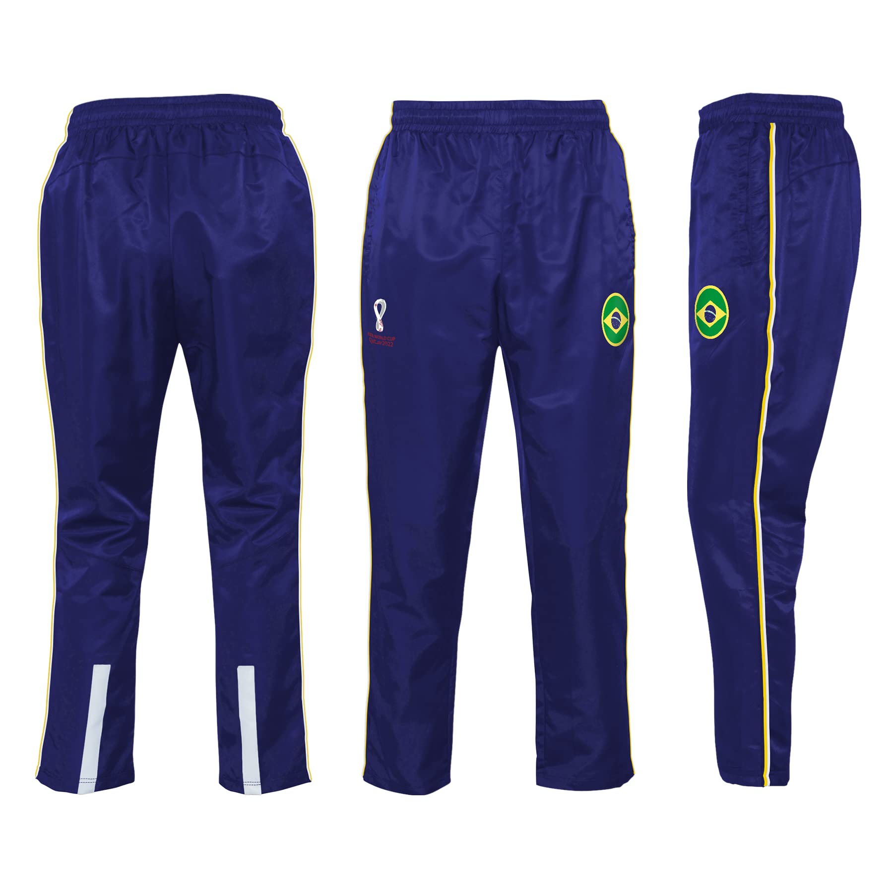Brazil, Official Fifa 2022 Training Football Tracksuit Bottoms Track Pants, Men's M