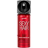 SexyHair Big Root Pump Plus Volumizing Spray Mousse, Volume with High Hold, Up to 72 Hour Humidity Resistance