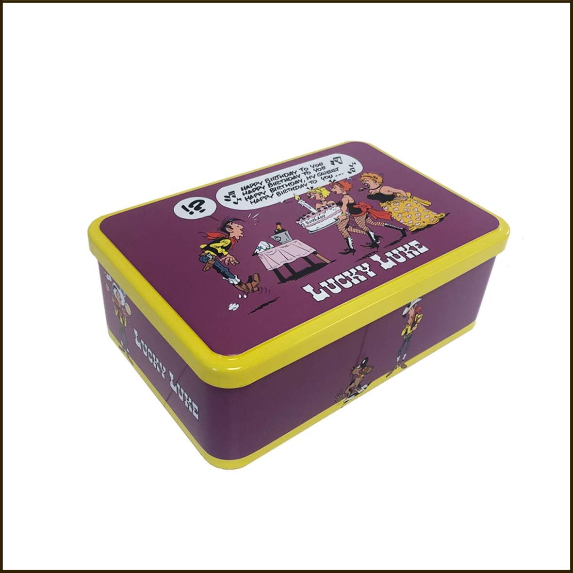 Massilly Lucky Luke - Caja metálica: Amazon.es: Hogar