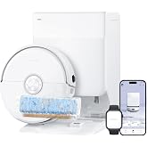 NARWAL Freo 20 Edge Robot Vacuum and Mop, 31,000Pa Suction, Self-Emptying | FlowWash Self-Cleaning Mop, 12N Pressurized Scrubbing, Zero-Tangling, Edge-to-Corner Cleaning, All-in-One Dock, White