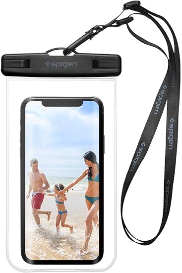 Spigen Wasserdichte Handyhülle [A600] *IPX8-zertifiziert* [bis 6,2' Zoll] Pemium Universal Wasserdichte Staubdichte Handytasc