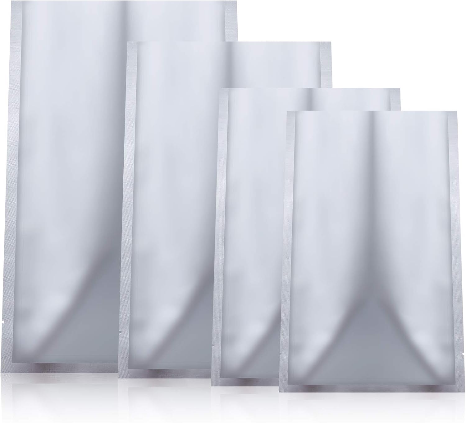 25 Pieces Mylar Aluminum Foil Bags, Metallic Mylar Foil Flat Heat Sealable Bags Storage Bags Pouch for Food Coffee Tea Beans (7.9