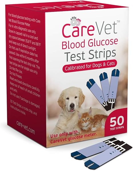 Amazon Com Care Vet Blood Glucose Test Strips 50 Count For Use