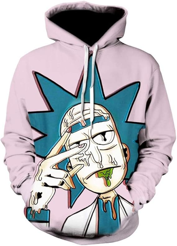 Amazon Hgfhkl レディースメンズパーカー3dプリント漫画キャラクター長袖プルオーバーパーカーフード付きスウェットシャツ トレーナー パーカー 通販