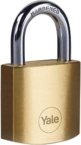 Yale Y110B/30/115/2 30mm Brass Padlock Pack of 2 with Hardened Shackle 3 Keys view 2