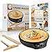 Crepe Maker Machine Pancake Griddle – Nonstick 12” Electric Griddle – BONUS 100 RECIPE COOKBOOK, Batter Spreader & Wooden Spatula – Pan for Roti, Tortilla, Blintzes – Portable, Compact, Easy Clean