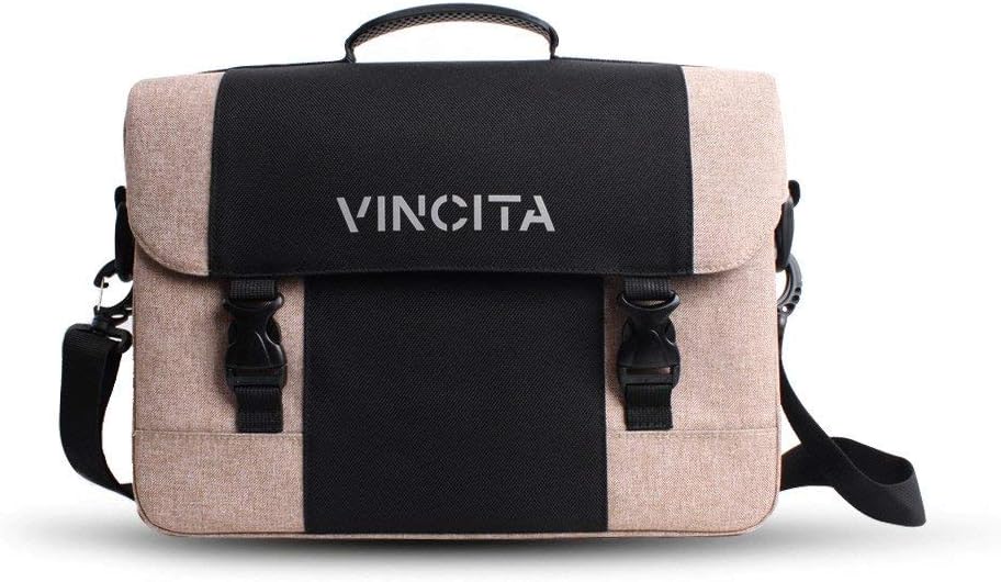 Vincita Men's Single Shoulder Strap Pannier Bicycle Bag with handle & concealable clip on system