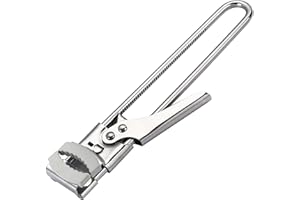 Non Slip Adjustable Stainless Steel Can Opener, Master Opener Jar Opener, Water Bottle Opener, Lid Off Jar Grip Opener, Cap O